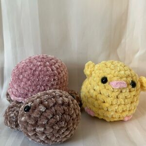 Plush Small Pet Toys - handmade crochet